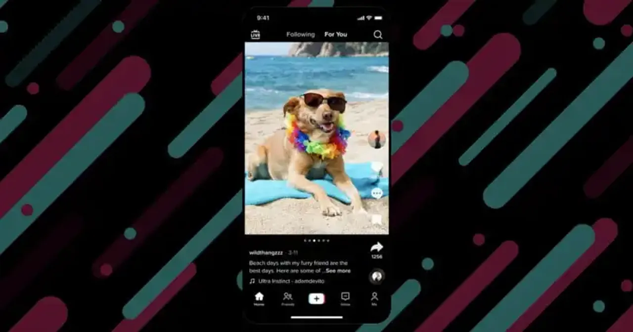 Cómo compartir fotos en TikTok