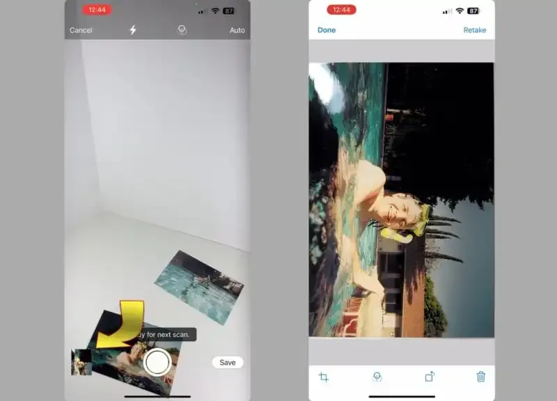 Cómo escanear fotos en iPhone.