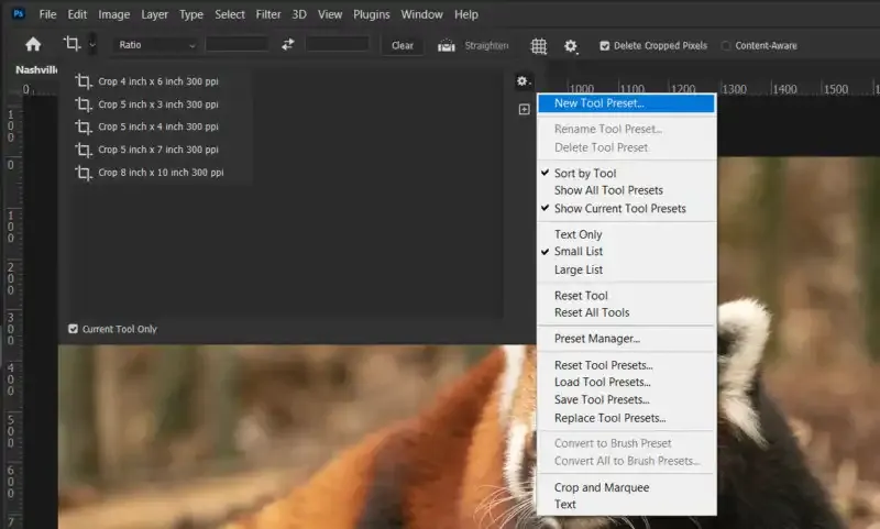 Cómo recortar en Photoshop.