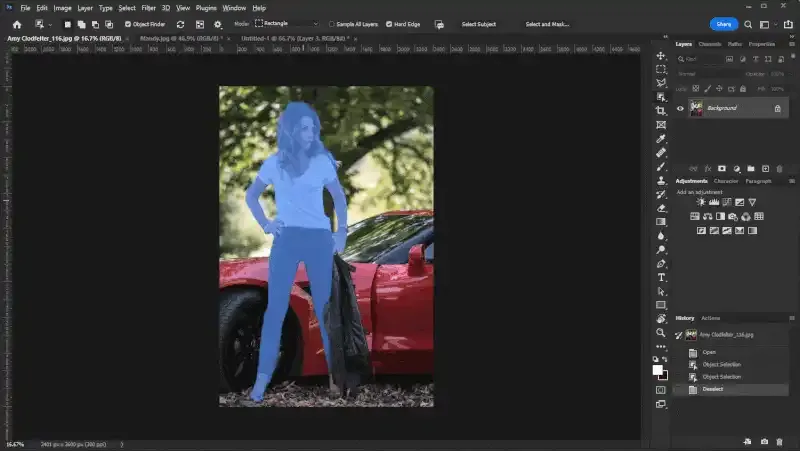 Cómo quitar un fondo en Photoshop.