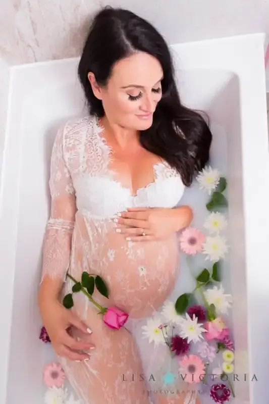 Cómo hacer fotografía de baño de leche