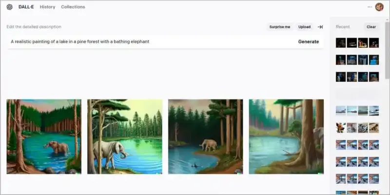 Cómo utilizar DALL-E para generar imágenes de IA a partir de texto.