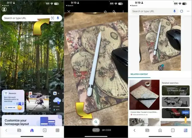 Cómo realizar una búsqueda inversa de imágenes en iPhone.