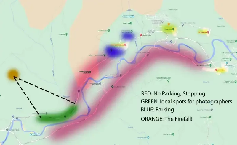 Yosemite Firefall: Guía para fotógrafos en 2023.