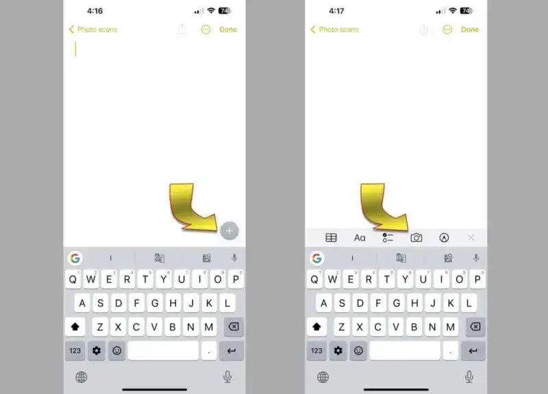 Cómo escanear fotos en iPhone.
