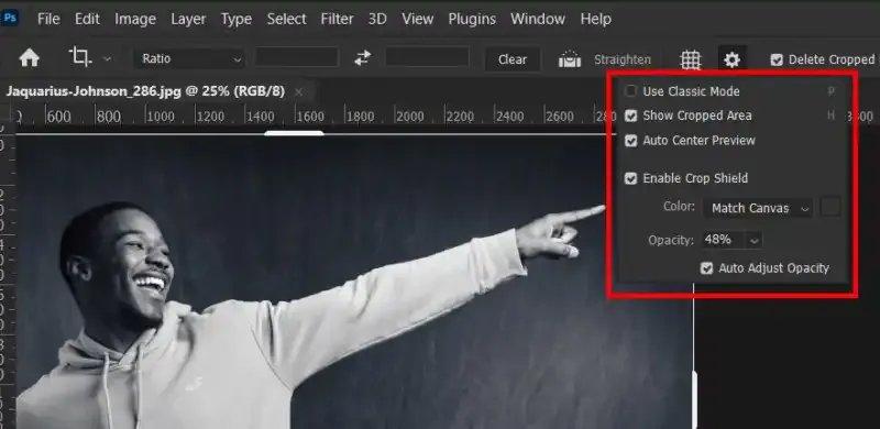 Cómo recortar en Photoshop.