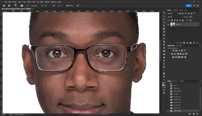 Cómo quitar un fondo en Photoshop.