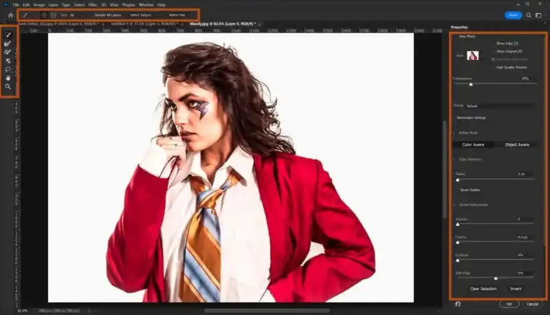 Cómo quitar un fondo en Photoshop.