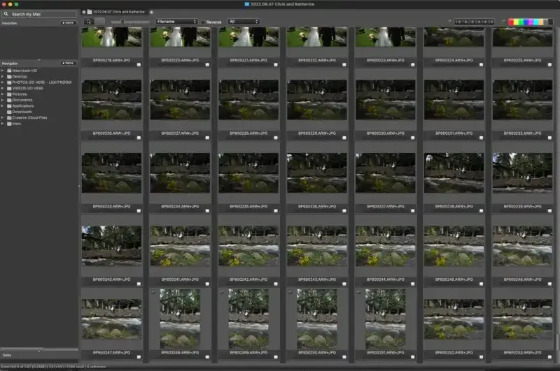 Cómo seleccionar y editar rápidamente las fotos de una boda