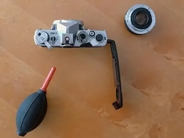 Cómo limpiar tus cámaras antiguas