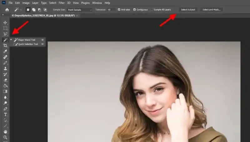 Cómo quitar un fondo en Photoshop.