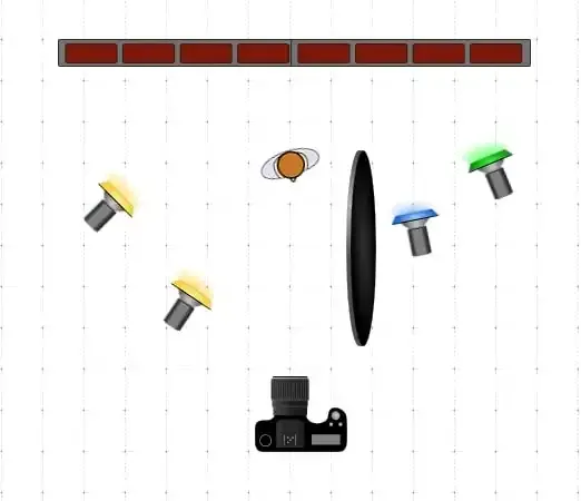 ¿Qué es la iluminación de color dividido y cómo se utiliza?