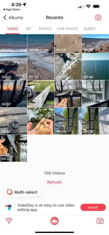 Cómo convertir un video en una foto en movimiento