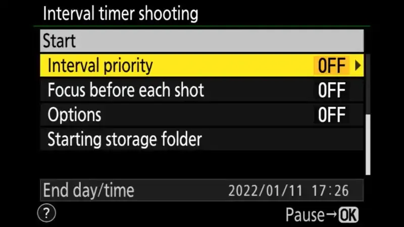 ¿Qué es un Intervalómetro?