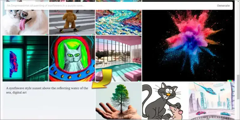 Cómo utilizar DALL-E para generar imágenes de IA a partir de texto.