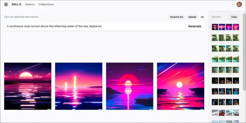 Cómo utilizar DALL-E para generar imágenes de IA a partir de texto.