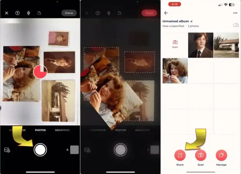 Cómo escanear fotos en iPhone.