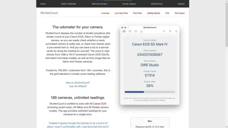 Cómo comprobar la cuenta de activaciones del obturador de tu cámara