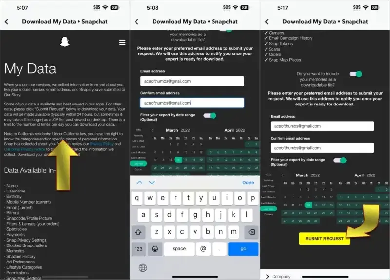 Cómo eliminar tu cuenta de Snapchat