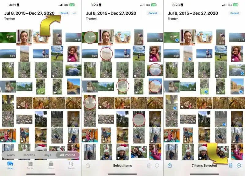 Cómo eliminar todas las fotos de tu iPhone