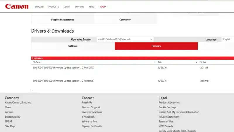 Cómo actualizar el firmware de tu cámara