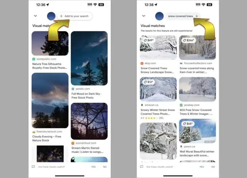 Cómo realizar una búsqueda inversa de imágenes en iPhone.