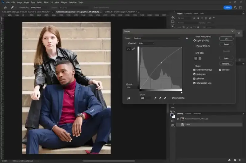 Cómo usar las curvas en Photoshop.