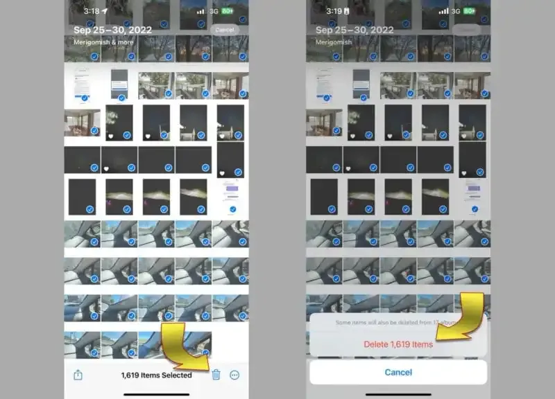 Cómo eliminar todas las fotos de tu iPhone