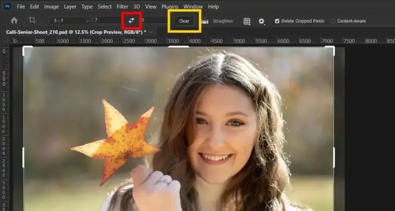 Cómo recortar en Photoshop.