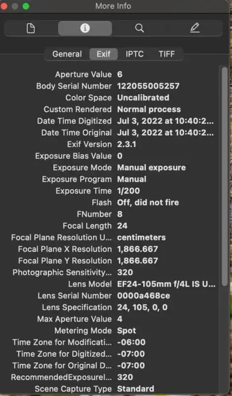 ¿Qué es la información EXIF en las fotos digitales?