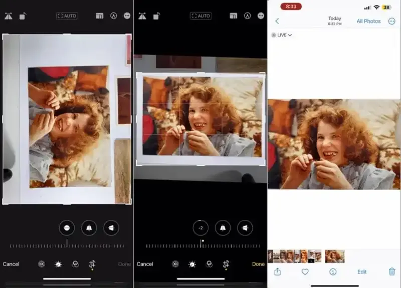Cómo escanear fotos en iPhone.