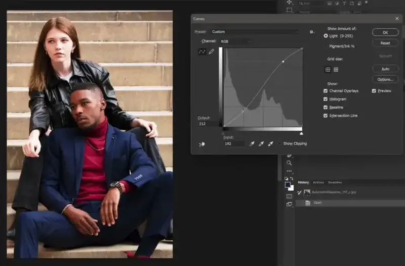 Cómo usar las curvas en Photoshop.