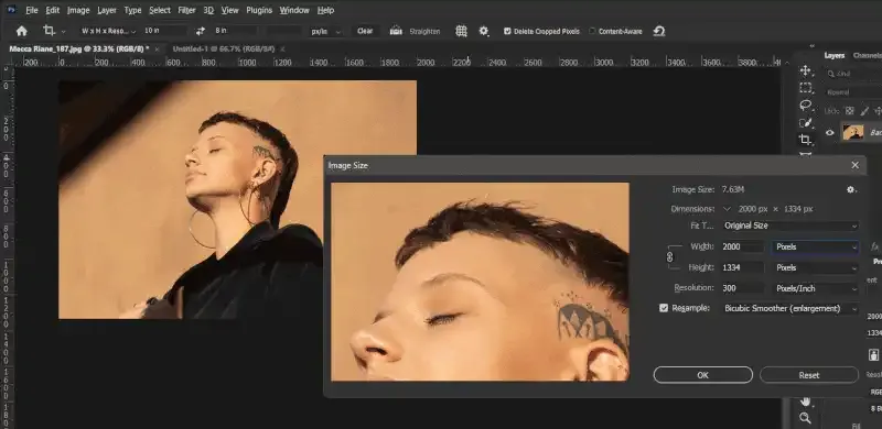 Cómo recortar en Photoshop.