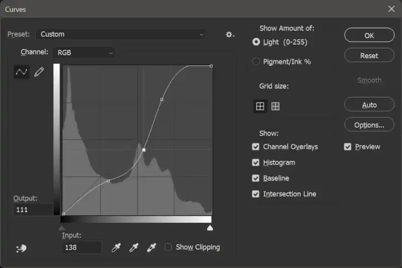 Cómo usar las curvas en Photoshop.